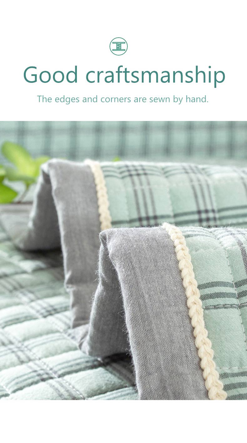 Plaid Sofa Cover-4